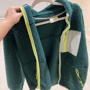 Cute and cozy teddy bear jacket (green )